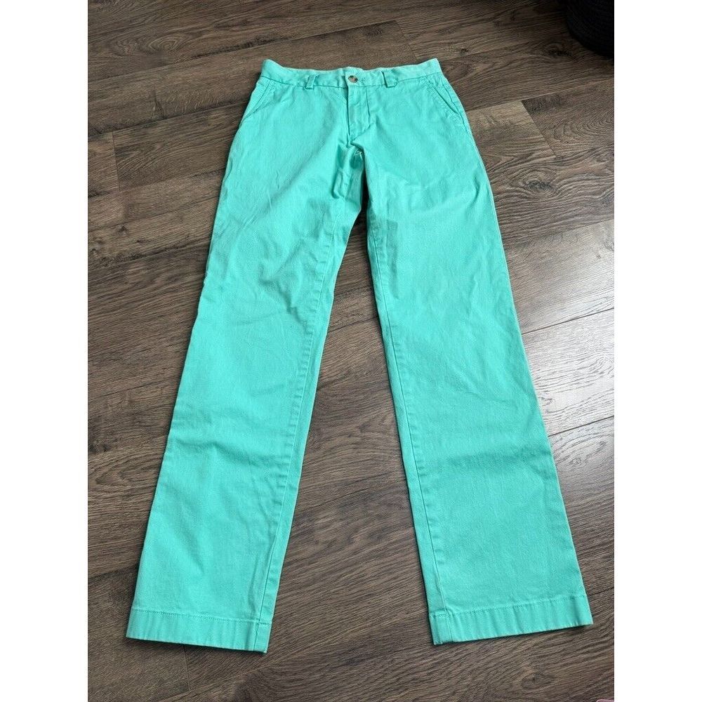 EUC Mens Vineyard Vines by shep and Ian mint green chino pant size 28x32 (31.5)